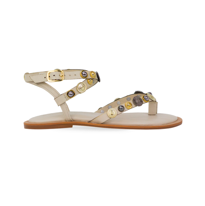 Rasteira Bruna Off White