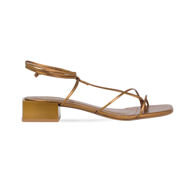 Sandálias Amber Low Bronze