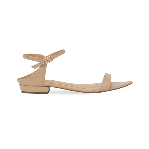 Rasteira Anne Flat Nude
