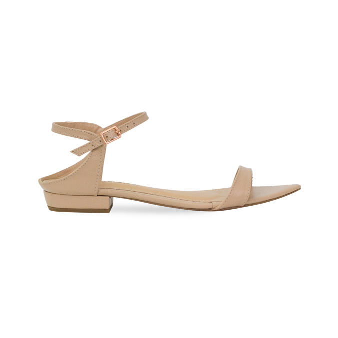 Rasteira Anne Flat Nude