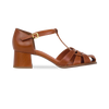 Sandália Yolanda Low Whisky com Salto Bloco 4,5cm