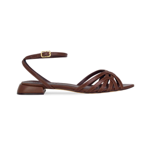 Rasteira Claire Marrom