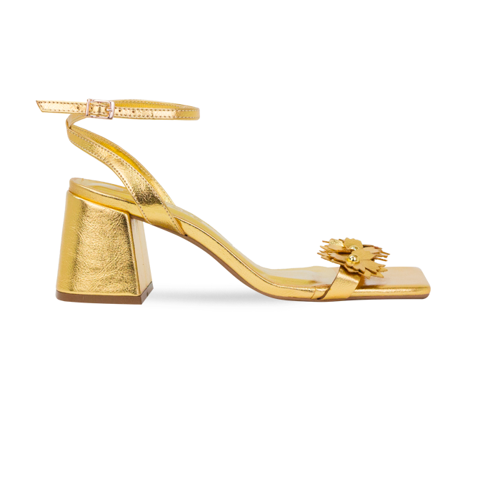 Sandália Daya Dourado