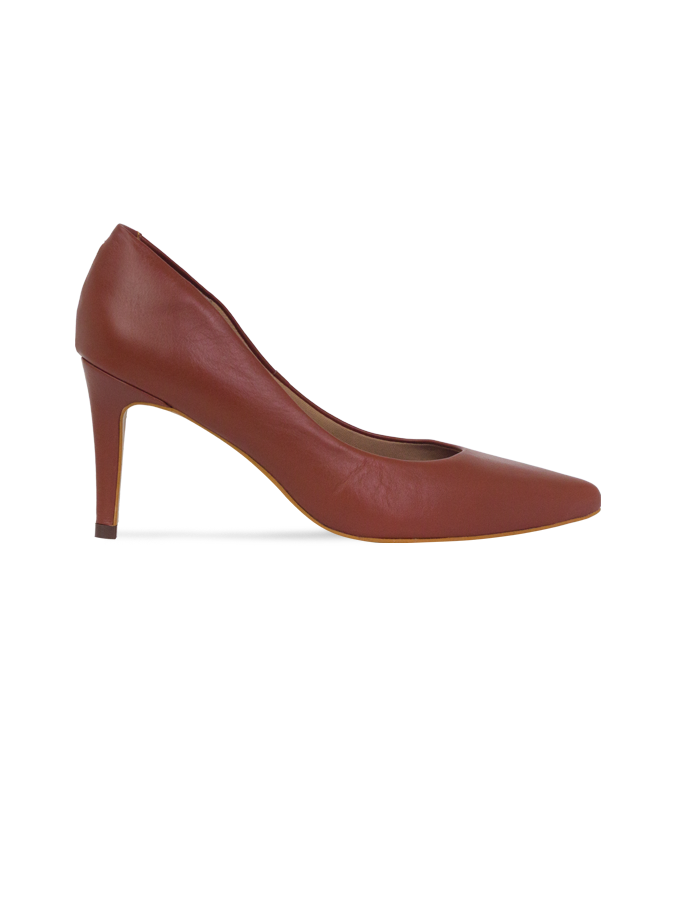 Scarpin Duci Whisky – Elegância Atemporal em Couro Premium