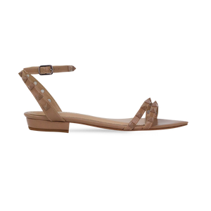 Rasteira Juli Flat Bege