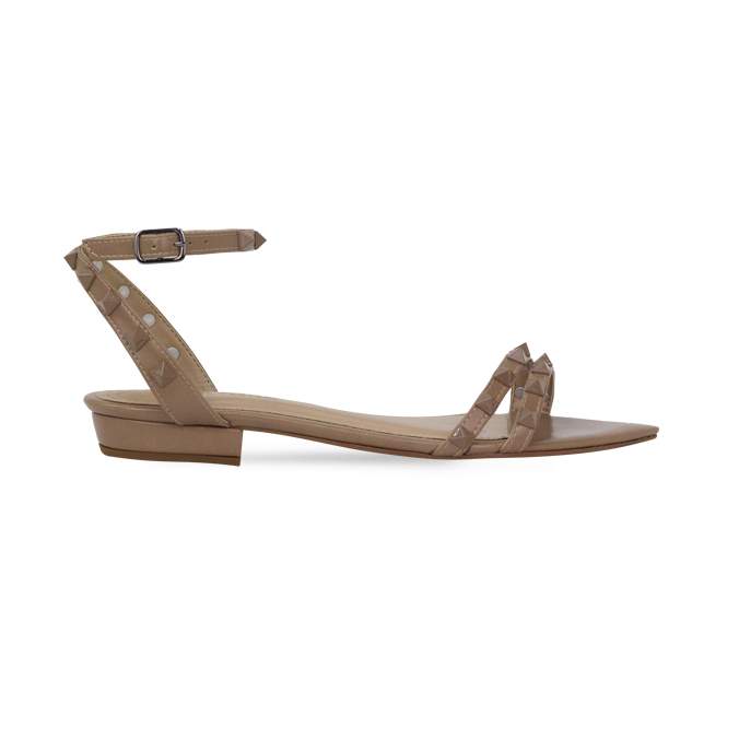 Rasteira Juli Flat Bege