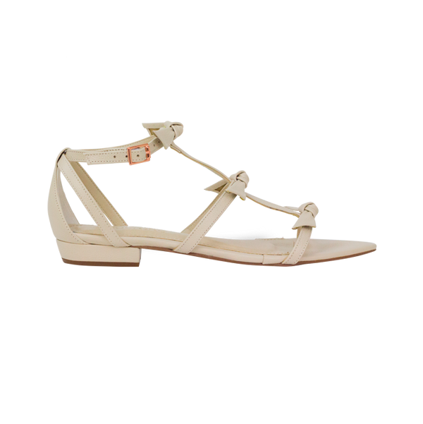 Rasteira Ivy Flat Off White