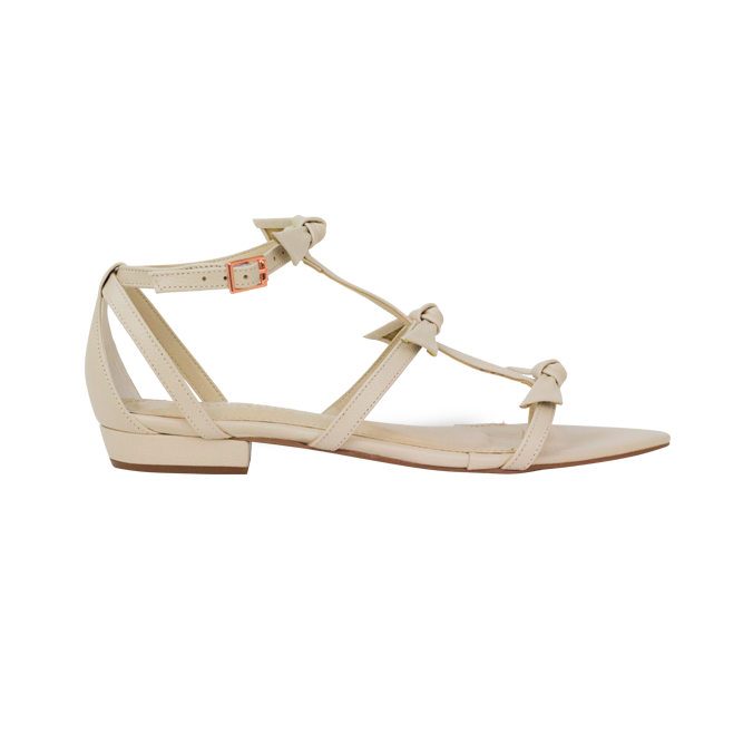Rasteira Ivy Flat Off White