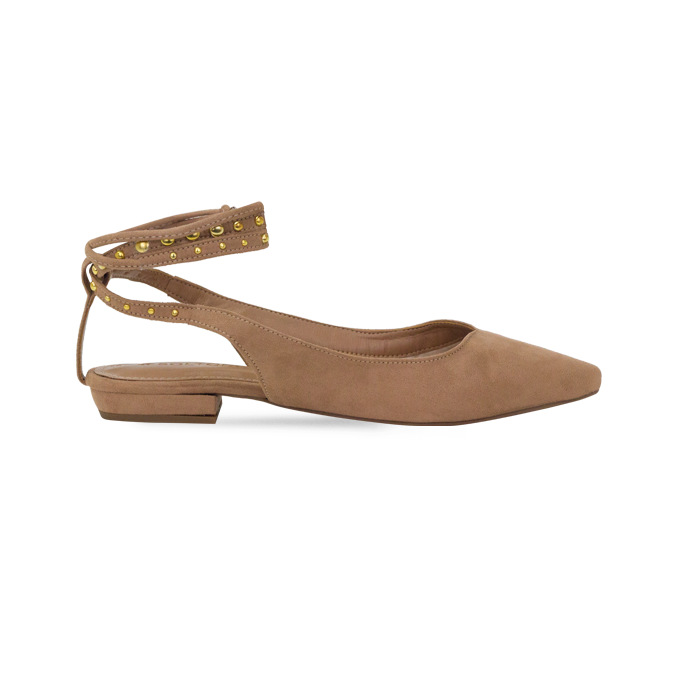 Sapatilha Kely Flat Nude