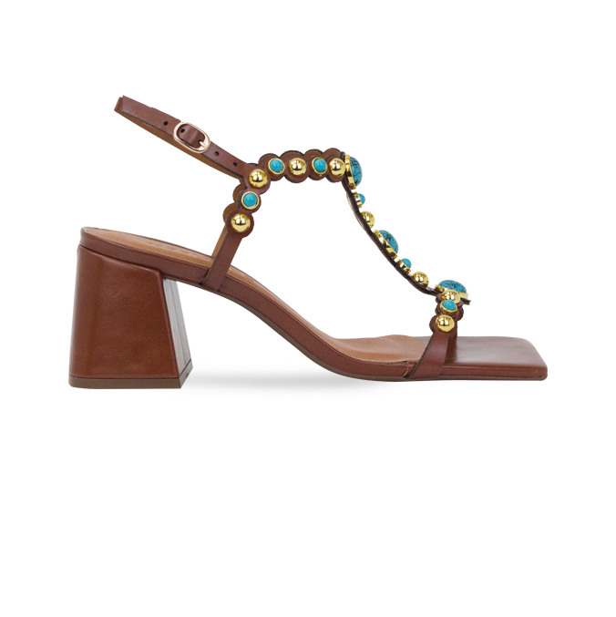 Sandália Taise Whisky