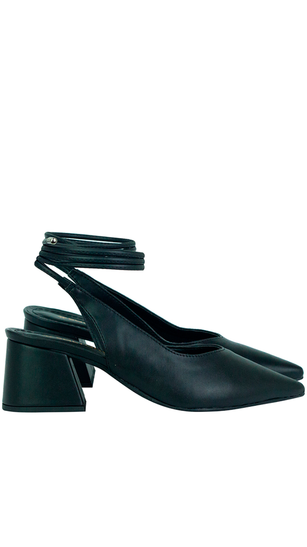 Scarpin Keila Low Preto