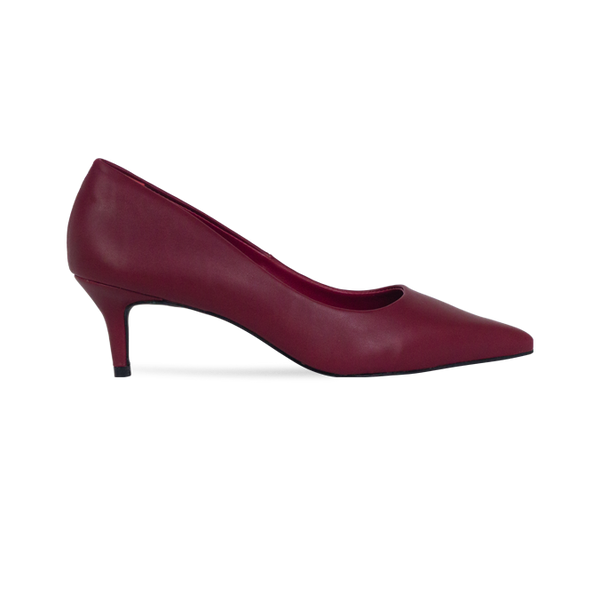 Scarpin Luna Vinho com Forro Monocromático