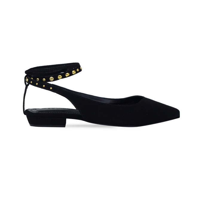 Sapatilha Kely Flat Preto