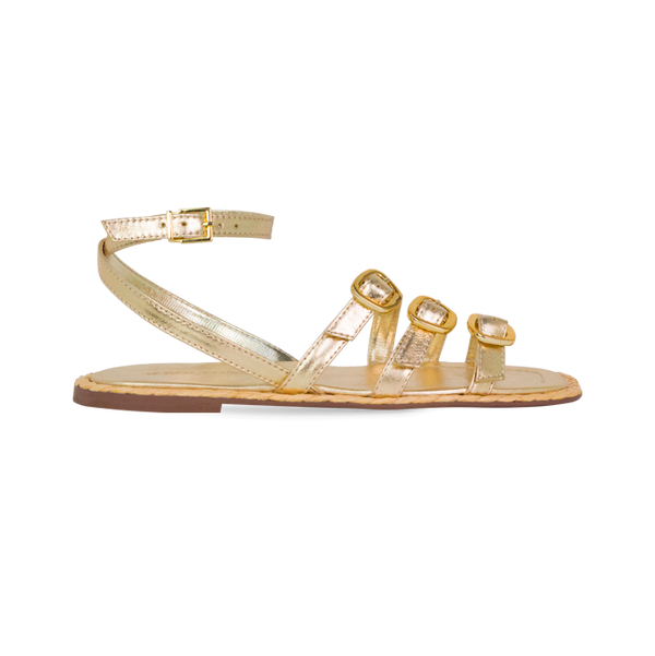 Rasteira Gaia Dourado
