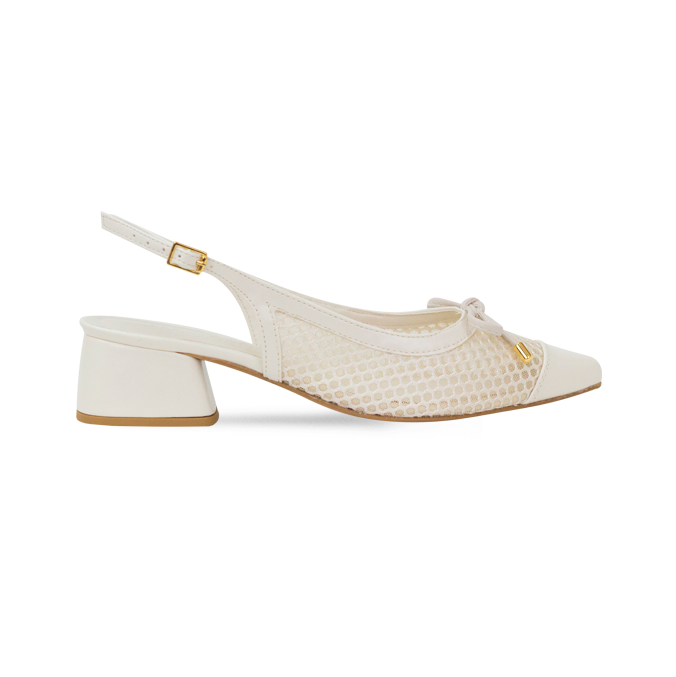 Scarpin Venice Off White