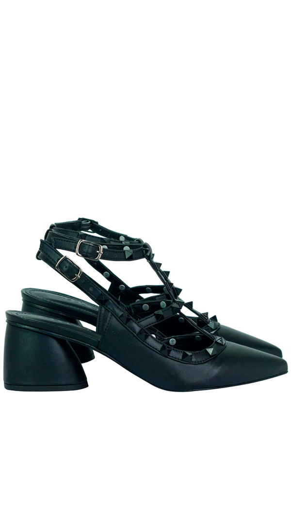 Scarpin Mona Low New Preto