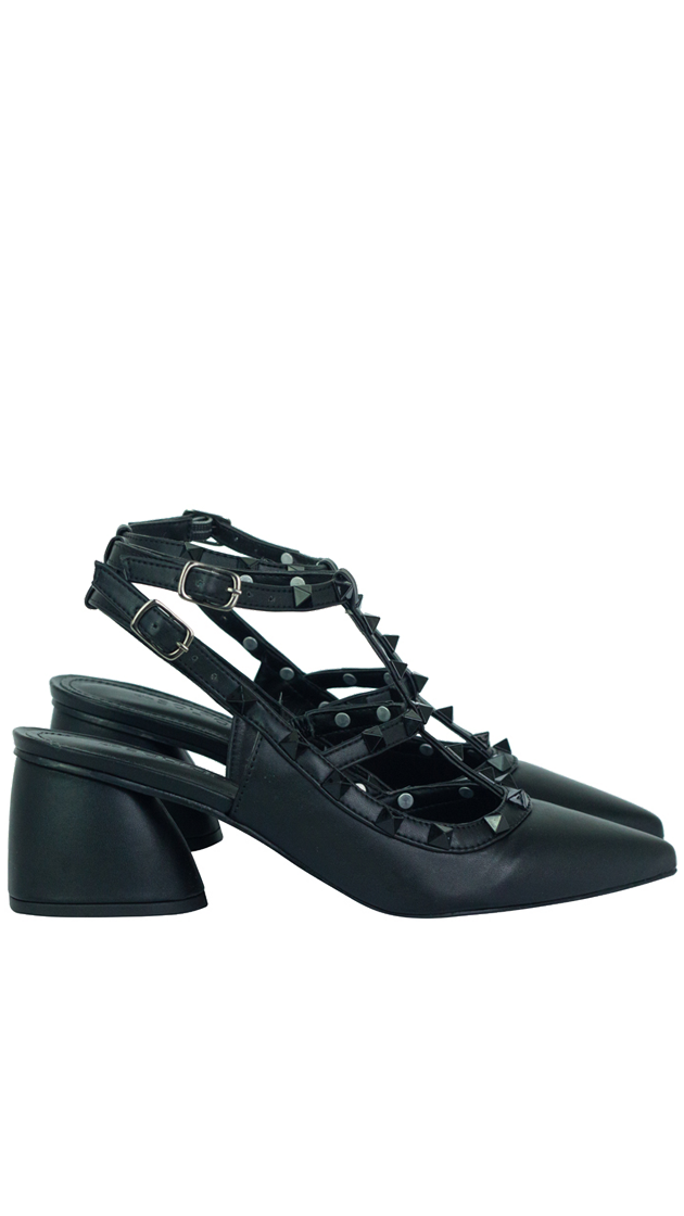 Scarpin Mona Low New Preto