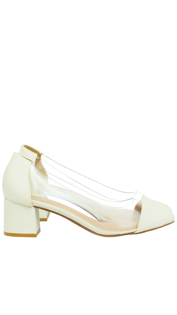 Scarpin Joana Off White