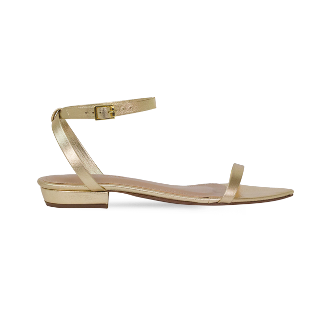 Rasteira Nati Flat Dourado