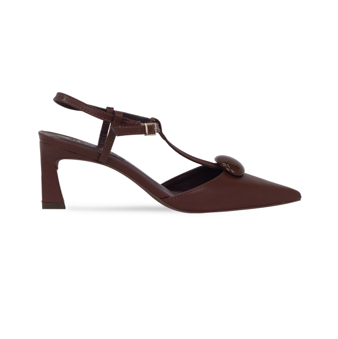 Scarpin Kiara New Marrom