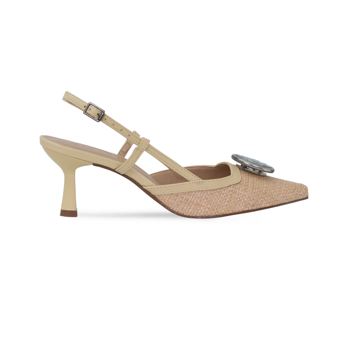 Scarpin Jessica Off White