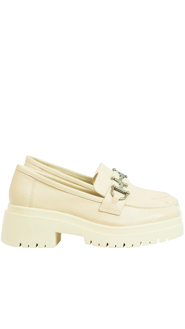 Mocassim Amora Bridao Off White