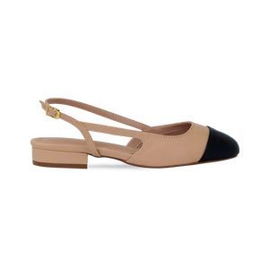 Sapatilha Vonda Flat Amendoa