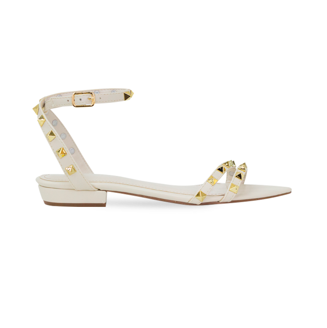 Rasteira Juli Flat Off White