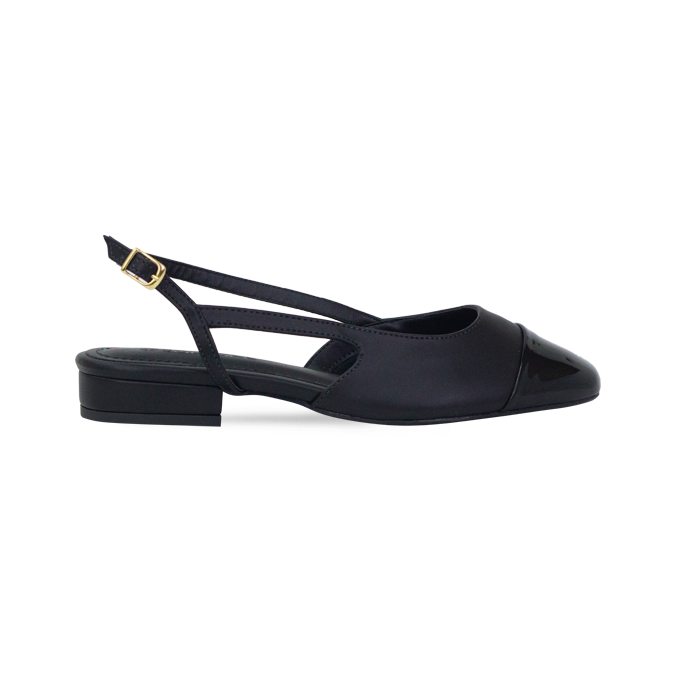 Sapatilha Vonda Flat Preto