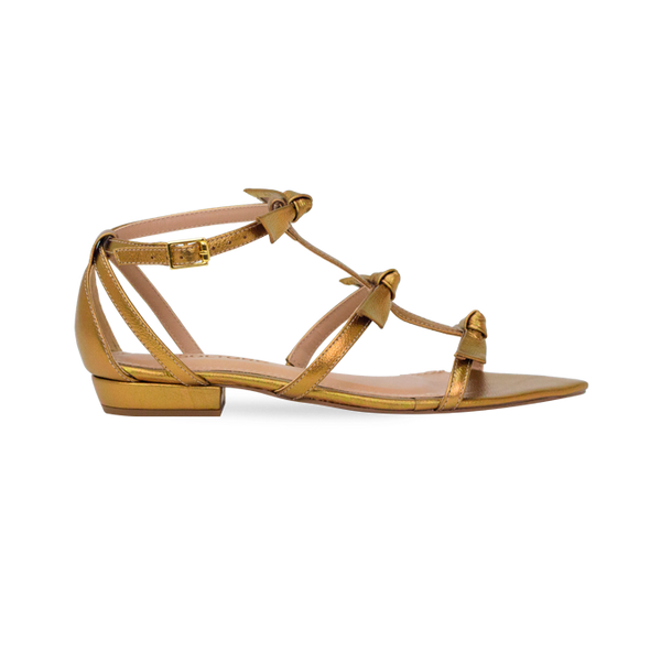 Rasteira Ivy Flat Bronze