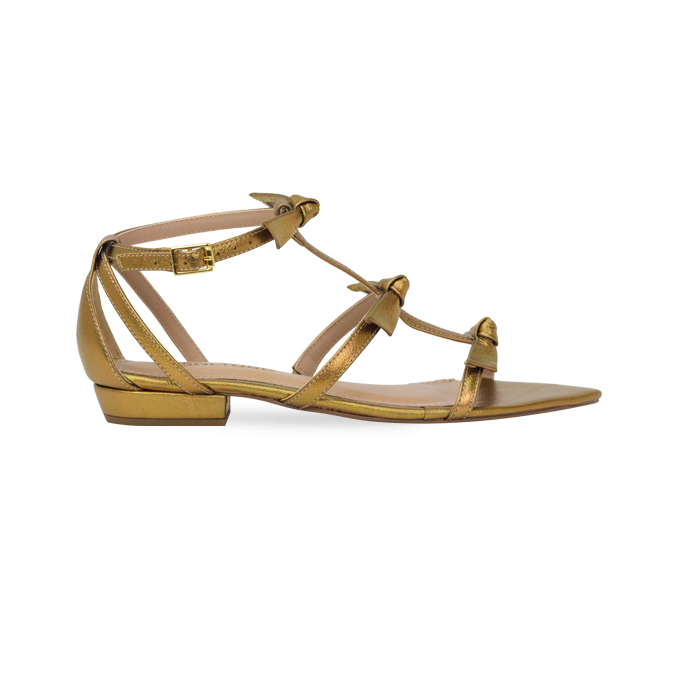 Rasteira Ivy Flat Bronze