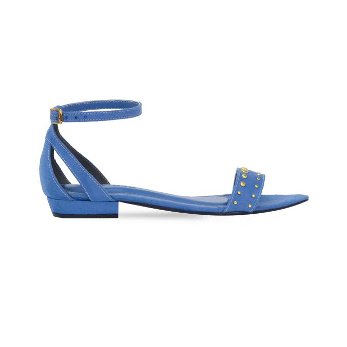 Rasteira Tarsila Flat Azul