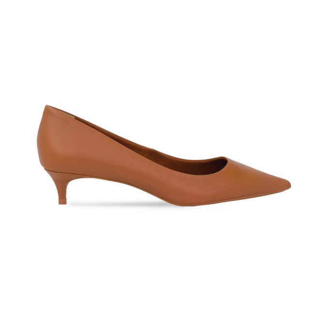 Scarpin Sima Caramelo