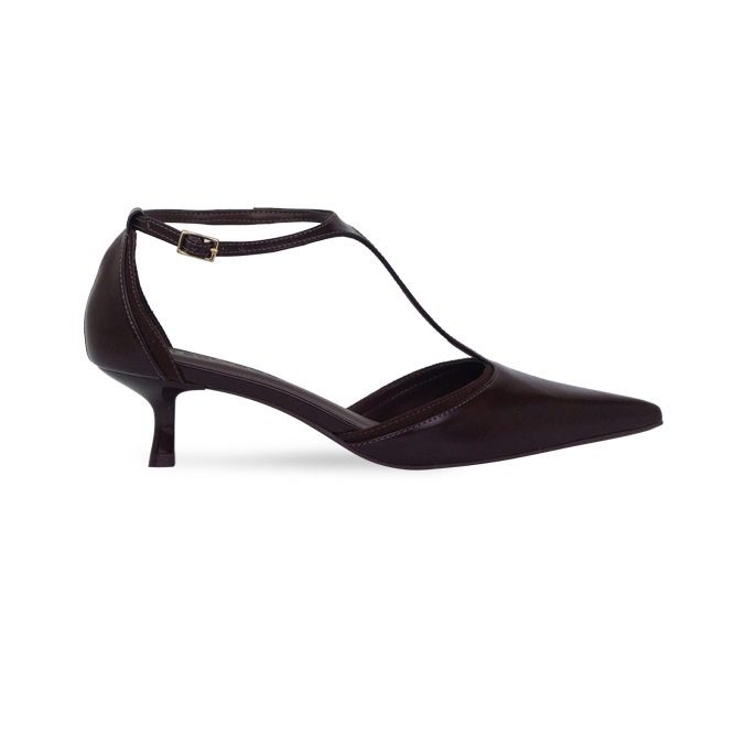 Scarpin Lucia Marrom