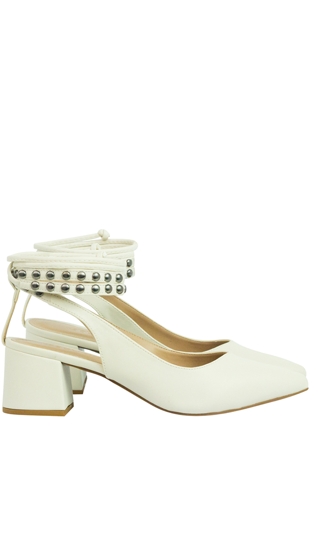 Scarpin Kely Off White