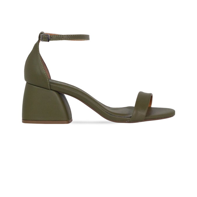 Sandálias Carly Low Verde – Essencial para Looks Sofisticados