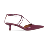 Scarpin Misty New Vinho Verniz e salto de 5cm