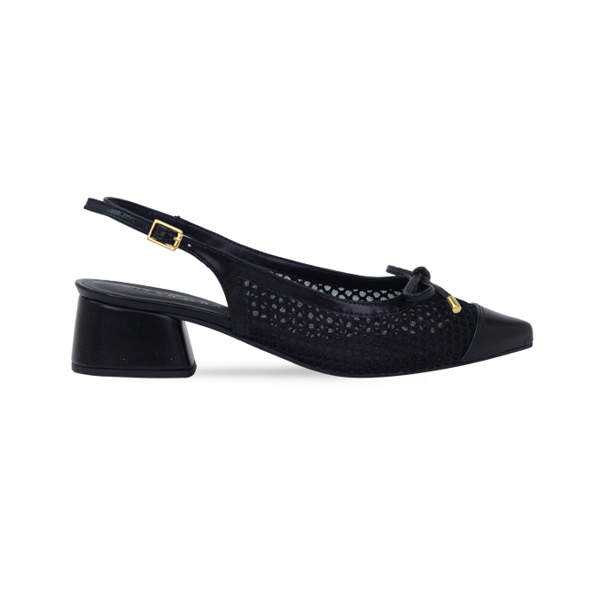 Scarpin Venice Preto