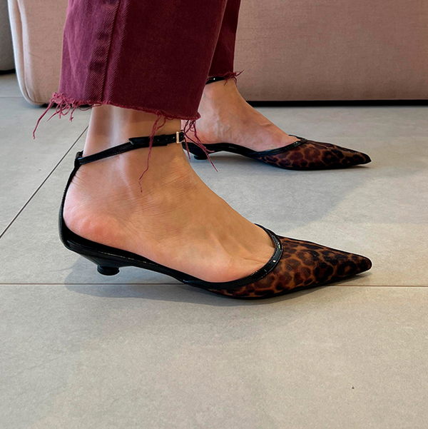 Scarpin Nina Onça