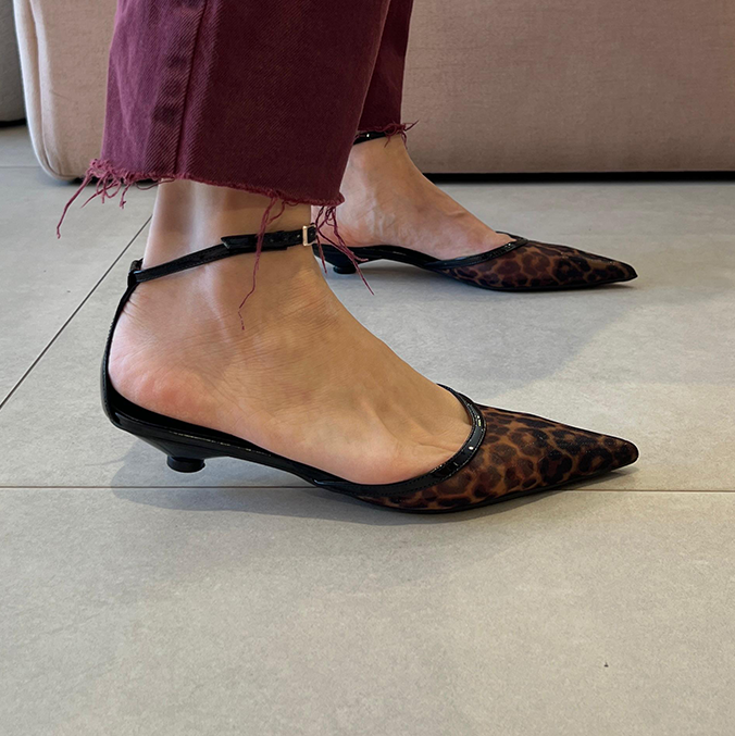 Scarpin Nina Onça