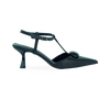 Scarpin Kiara Preto com Detalhe Monocromático
