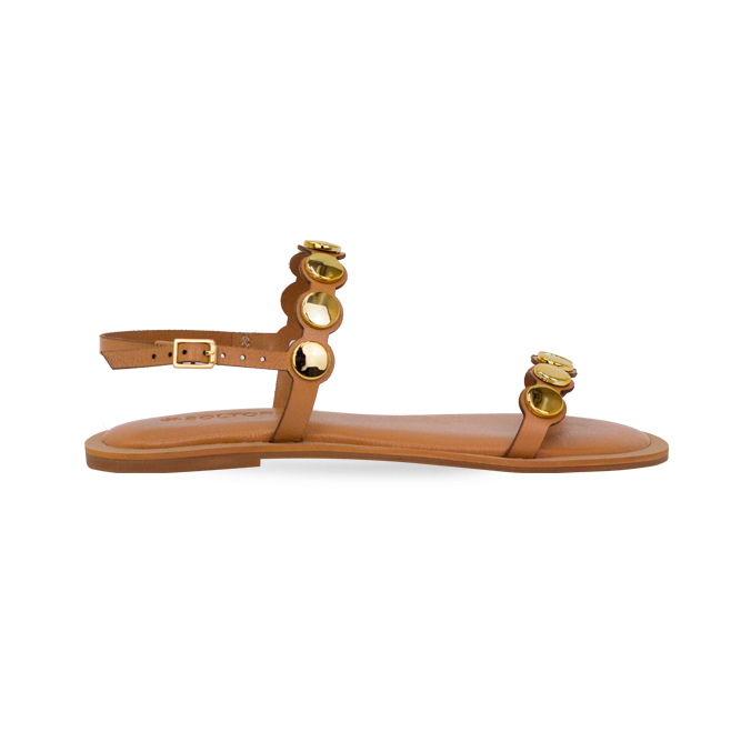 Rasteira Marciele Caramelo