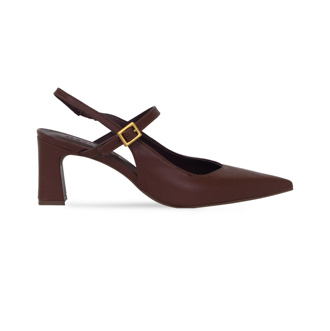 Scarpin Sania Marrom Claro