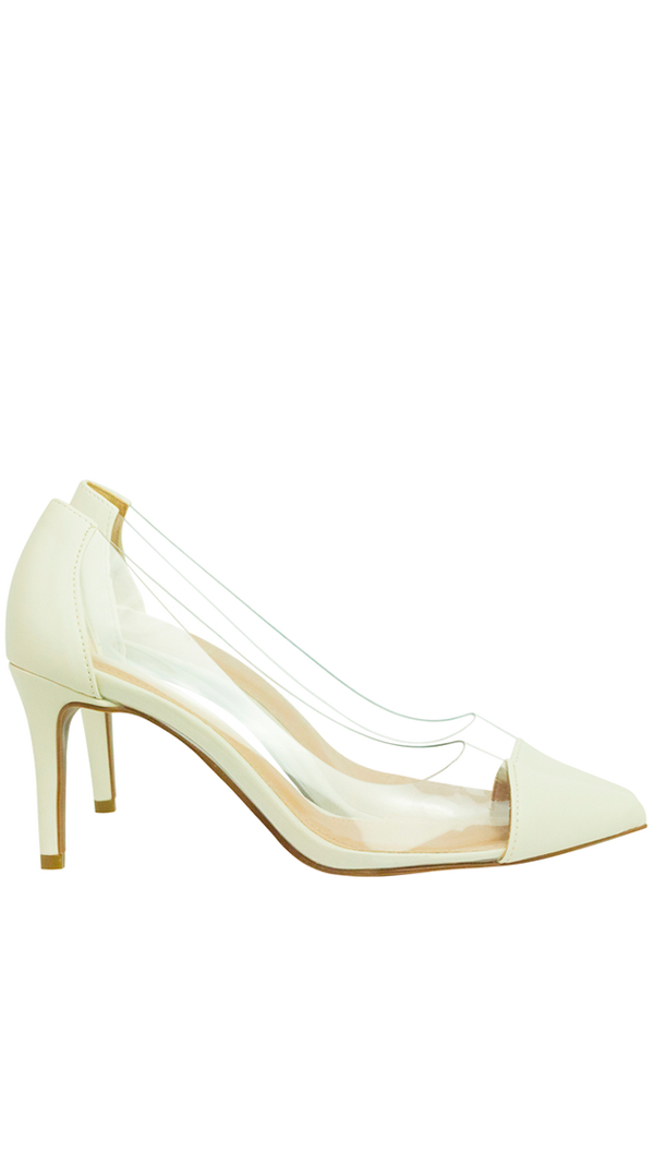 Scarpin Alice 8 Off White