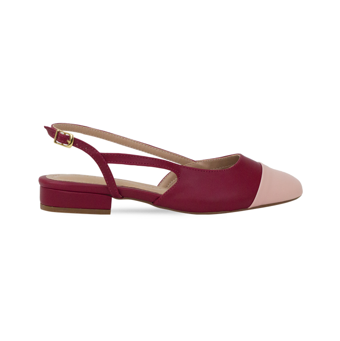 Sapatilha Vonda Flat Vinho