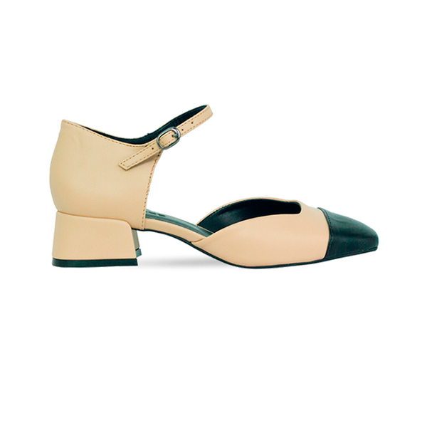 Scarpin Lorena Amendoa/preto