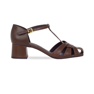 Sandália Yolanda Low Marrom
