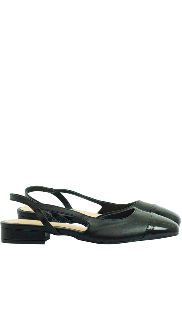 Sapatilhas Vonda Flat Preto