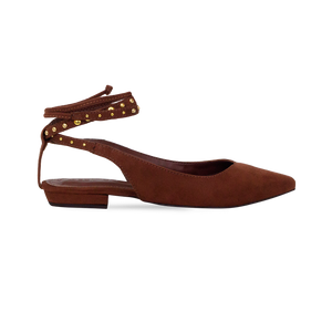Sapatilha Kely Flat Marrom