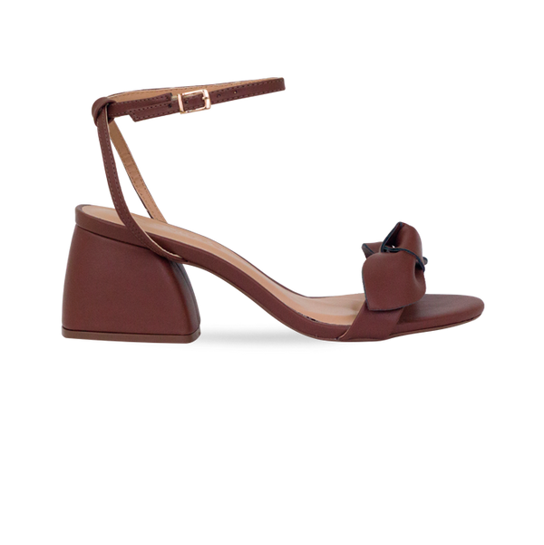 Sandália Delores Low Marrom